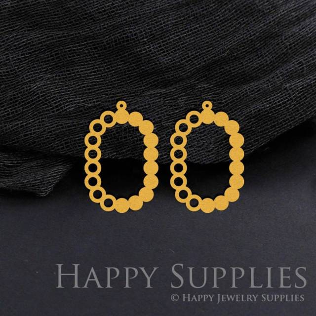 Brass Jewelry Charms, Oval Raw Brass Earring Charms, Brass Jewelry Pendants, Raw Brass Jewelry Findings, Brass Pendants Jewelry Wholesale (RD818)