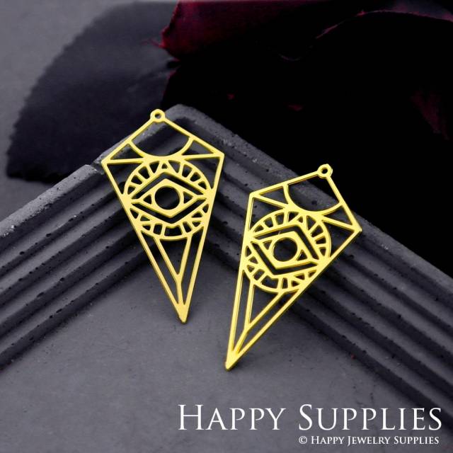 Brass Jewelry Charms, Diamond Raw Brass Earring Charms, Brass Jewelry Pendants, Raw Brass Jewelry Findings, Brass Pendants Jewelry Wholesale (RD876)
