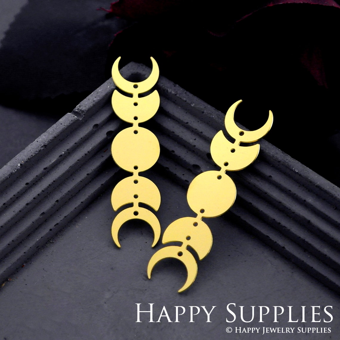 Brass Jewelry Charms, Geometry Raw Brass Earring Charms, Brass Jewelry Pendants, Raw Brass Jewelry Findings, Brass Pendants Jewelry Wholesale (RD880)