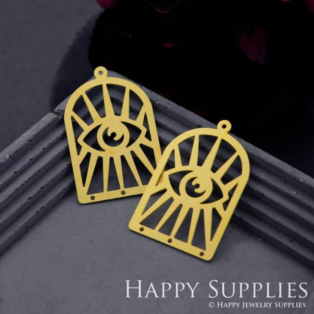 Brass Jewelry Charms, U shape Raw Brass Earring Charms, Brass Jewelry Pendants, Raw Brass Jewelry Findings, Brass Pendants Jewelry Wholesale (RD804)