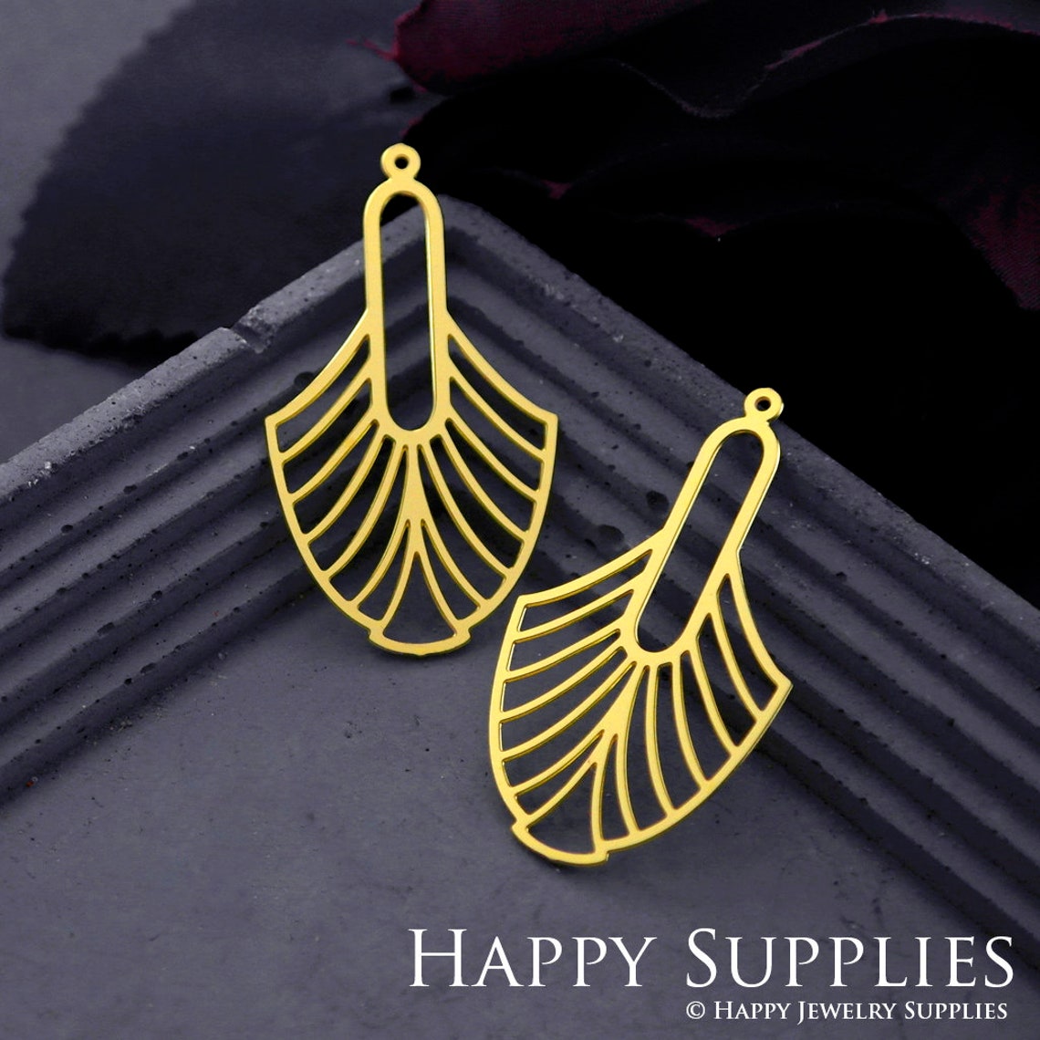 Brass Jewelry Charms, Geometric Raw Brass Earring Charms, Brass Jewelry Pendants, Raw Brass Jewelry Findings, Brass Pendants Jewelry Wholesale (RD866)