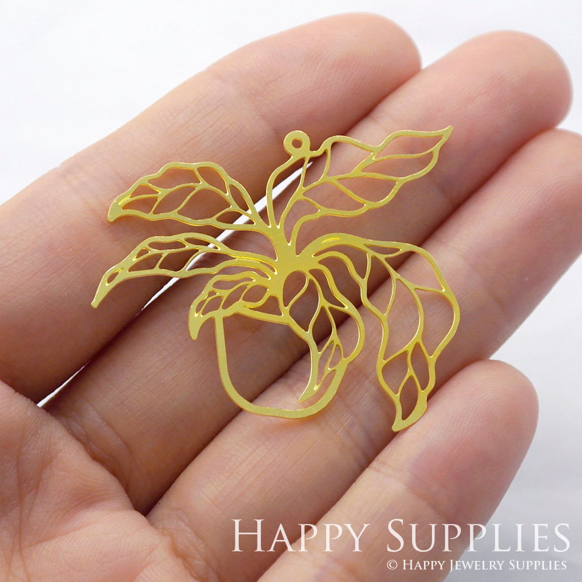 Brass Jewelry Charms, Leaves Raw Brass Earring Charms, Brass Jewelry Pendants, Raw Brass Jewelry Findings, Brass Pendants Jewelry Wholesale (RD906)