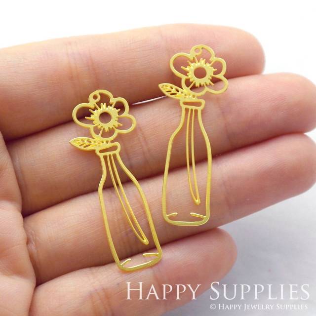 Brass Jewelry Charms, Leaves Raw Brass Earring Charms, Brass Jewelry Pendants, Raw Brass Jewelry Findings, Brass Pendants Jewelry Wholesale (RD947)