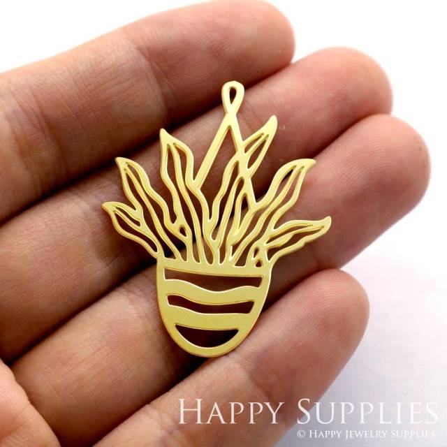 Brass Jewelry Charms, Leaves Raw Brass Earring Charms, Brass Jewelry Pendants, Raw Brass Jewelry Findings, Brass Pendants Jewelry Wholesale (RD962)