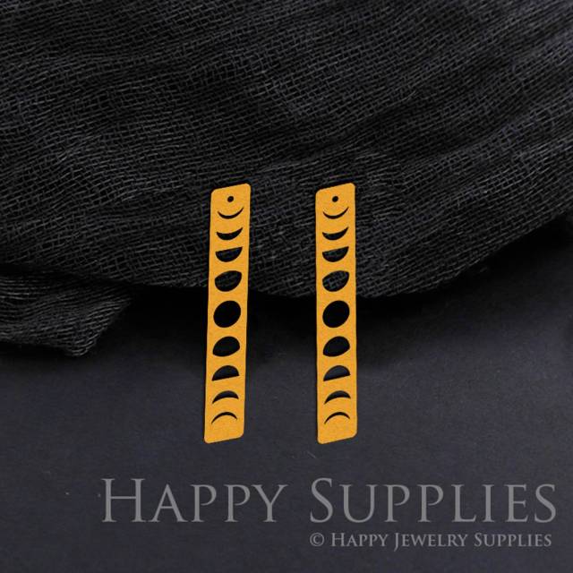 Brass Jewelry Charms, Moon Raw Brass Earring Charms, Brass Jewelry Pendants, Raw Brass Jewelry Findings, Brass Pendants Jewelry Wholesale (RD951)