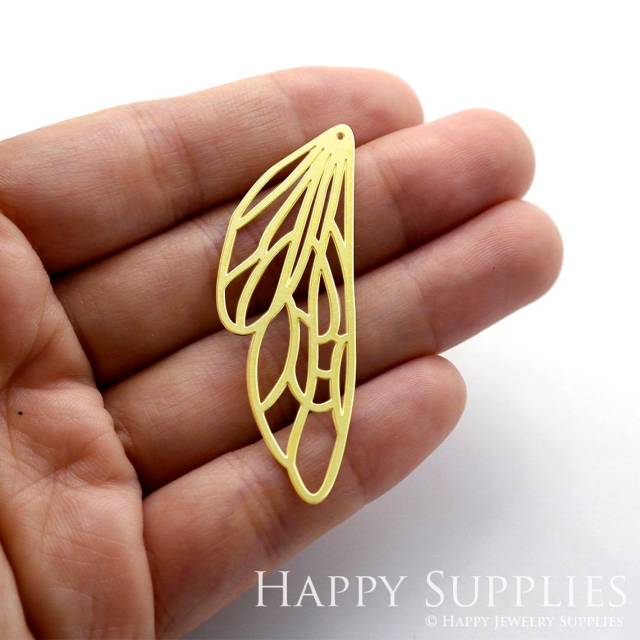 Brass Jewelry Charms, Dragonfly Wing Raw Brass Earring Charms, Brass Jewelry Pendants, Raw Brass Jewelry Findings, Brass Pendants Jewelry Wholesale (RD187)