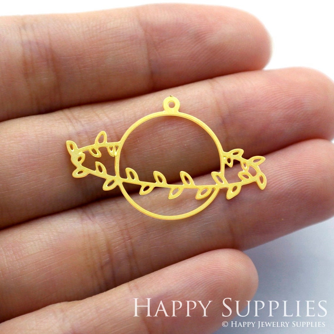 Raw brass store charms wholesale