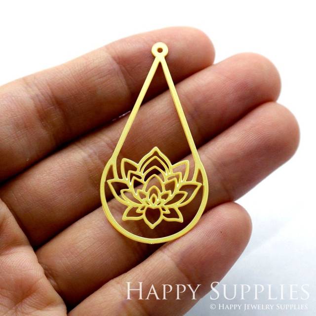 Brass Jewelry Charms, Drop Raw Brass Earring Charms, Brass Jewelry Pendants, Raw Brass Jewelry Findings, Brass Pendants Jewelry Wholesale (RD1295)