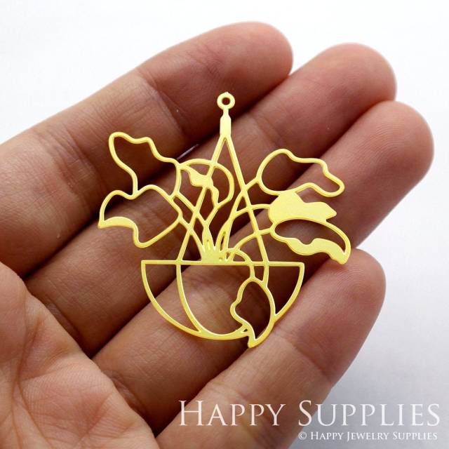 Brass Jewelry Charms, Leaves Raw Brass Earring Charms, Brass Jewelry Pendants, Raw Brass Jewelry Findings, Brass Pendants Jewelry Wholesale (RD1289)