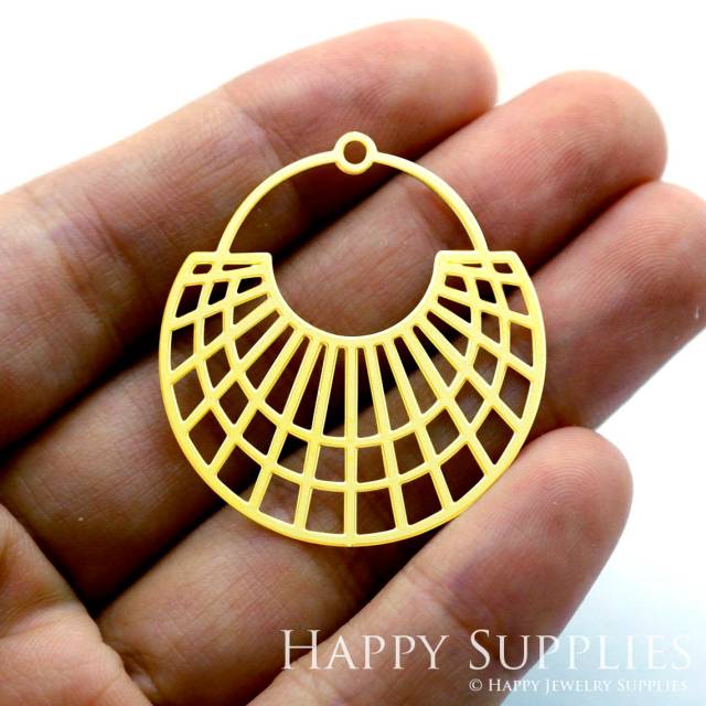 Brass Jewelry Charms, Sectors Geometric Raw Brass Earring Charms, Brass Jewelry Pendants, Raw Brass Jewelry Findings, Brass Pendants Jewelry Wholesale (RD1431)