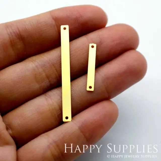 Brass Jewelry Charms, Link Bar Geometric Raw Brass Earring Charms, Brass Jewelry Pendants, Raw Brass Jewelry Findings, Brass Pendants Jewelry Wholesale (RD1563)