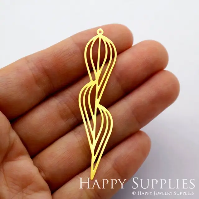 Brass Jewelry Charms, Leaves Raw Brass Earring Charms, Brass Jewelry Pendants, Raw Brass Jewelry Findings, Brass Pendants Jewelry Wholesale (RD1608)