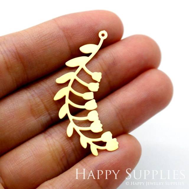 Brass Jewelry Charms, Flower Raw Brass Earring Charms, Brass Jewelry Pendants, Raw Brass Jewelry Findings, Brass Pendants Jewelry Wholesale (RD1550)