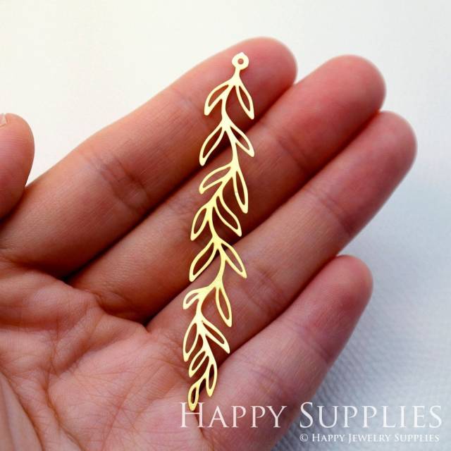 Brass Jewelry Charms, Leaves Raw Brass Earring Charms, Brass Jewelry Pendants, Raw Brass Jewelry Findings, Brass Pendants Jewelry Wholesale (RD1663)