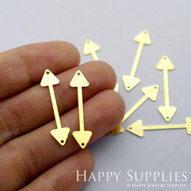 Brass Jewelry Charms, Arrow GeometricRaw Brass Earring Charms, Brass Jewelry Pendants, Raw Brass Jewelry Findings, Brass Pendants Jewelry Wholesale (RD1673)