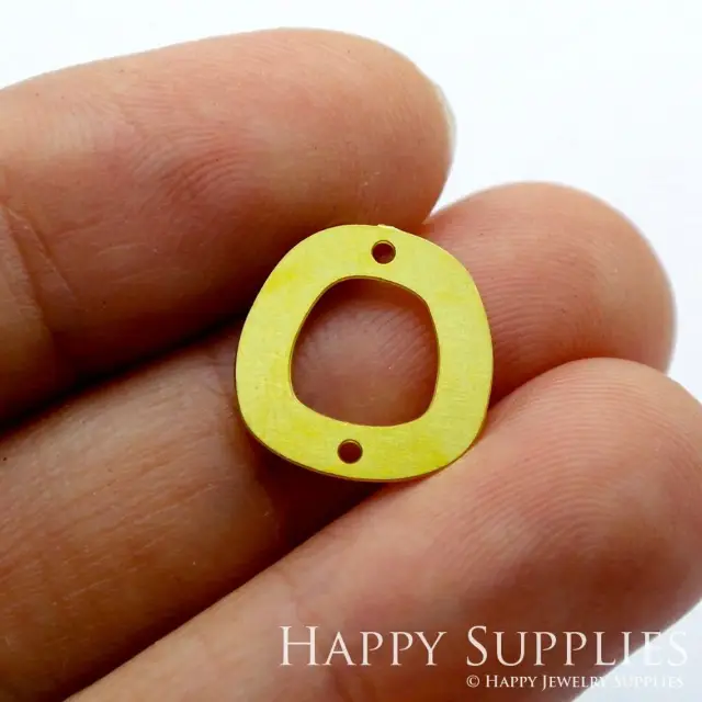 Brass Jewelry Charms, Round Raw Brass Earring Charms, Brass Jewelry Pendants, Raw Brass Jewelry Findings, Brass Pendants Jewelry Wholesale (RD1717)