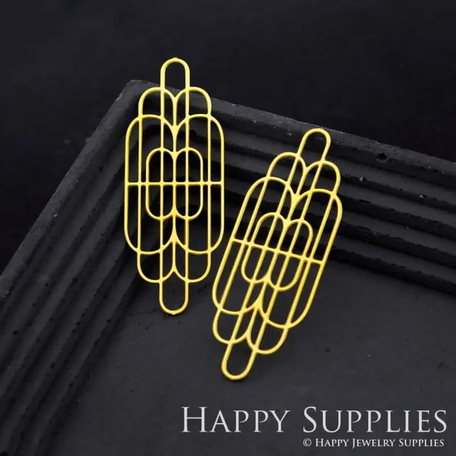 Brass Jewelry Charms, Geometry Raw Brass Earring Charms, Brass Jewelry Pendants, Raw Brass Jewelry Findings, Brass Pendants Jewelry Wholesale (RD1788)