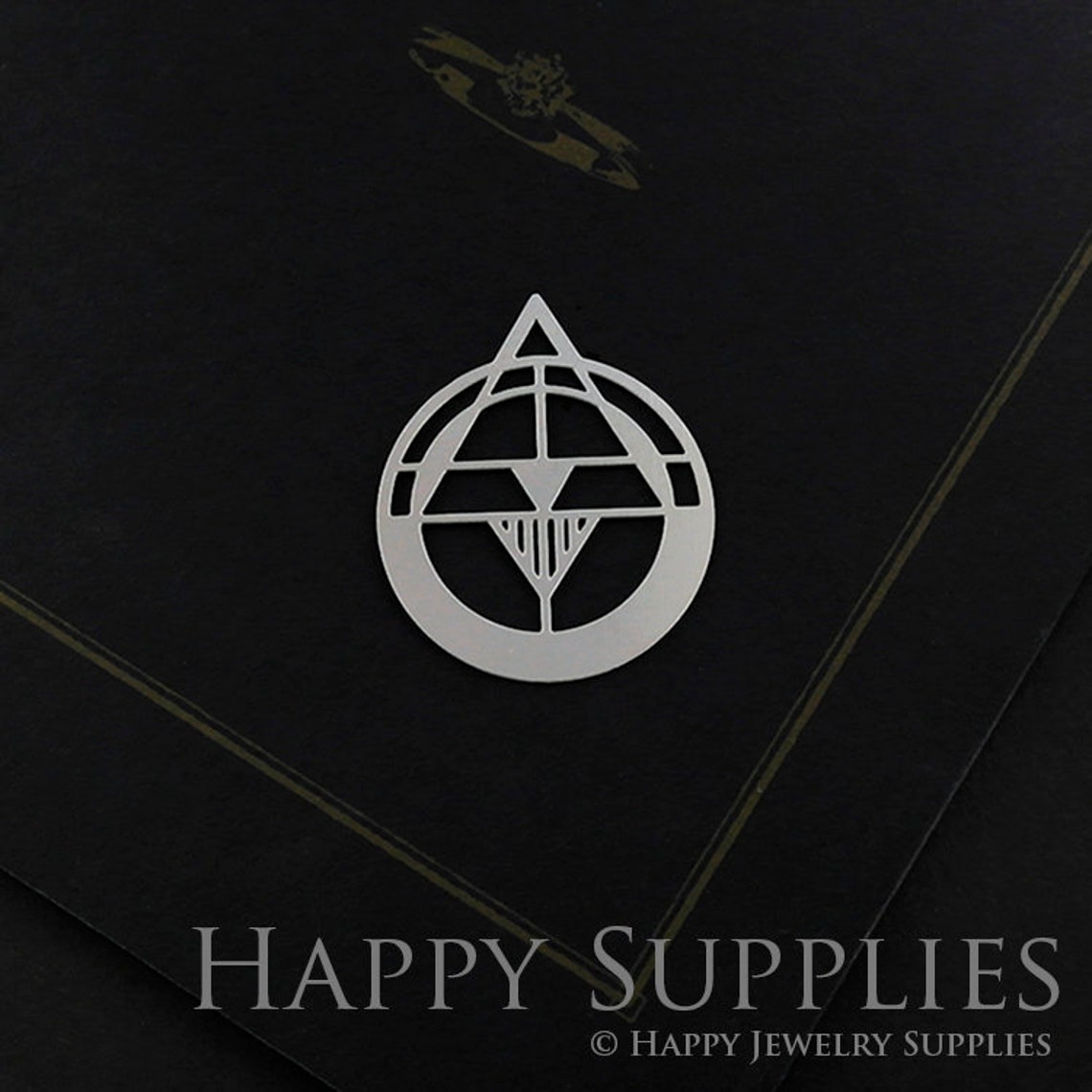 Stainless Steel Jewelry Charms, Triangle Geometric Stainless Steel Earring Charms, Stainless Steel Silver Jewelry Pendants, Stainless Steel Silver Jewelry Findings, Stainless Steel Pendants Jewelry Wholesale (SSD342)