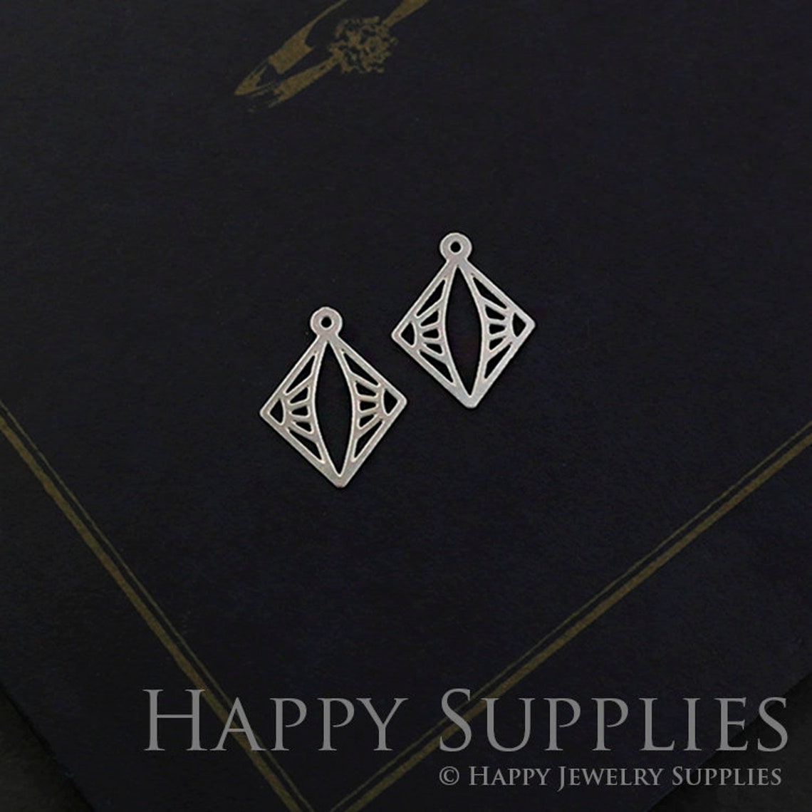 Stainless Steel Jewelry Charms, Geometric Stainless Steel Earring Charms, Stainless Steel Silver Jewelry Pendants, Stainless Steel Silver Jewelry Findings, Stainless Steel Pendants Jewelry Wholesale (SSD483)