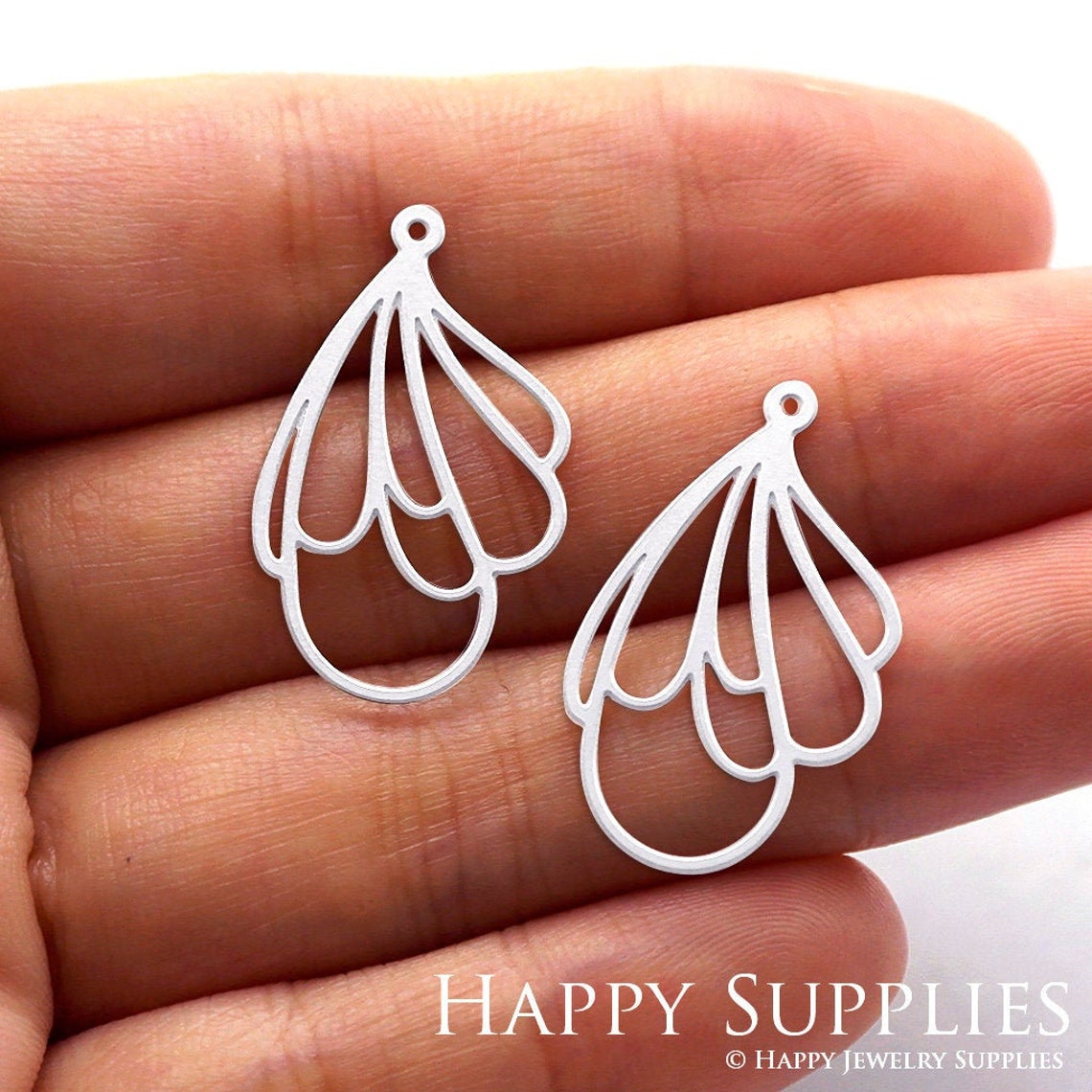 Stainless Steel Jewelry Charms, Geometric Stainless Steel Earring Charms, Stainless Steel Silver Jewelry Pendants, Stainless Steel Silver Jewelry Findings, Stainless Steel Pendants Jewelry Wholesale (SSD539)