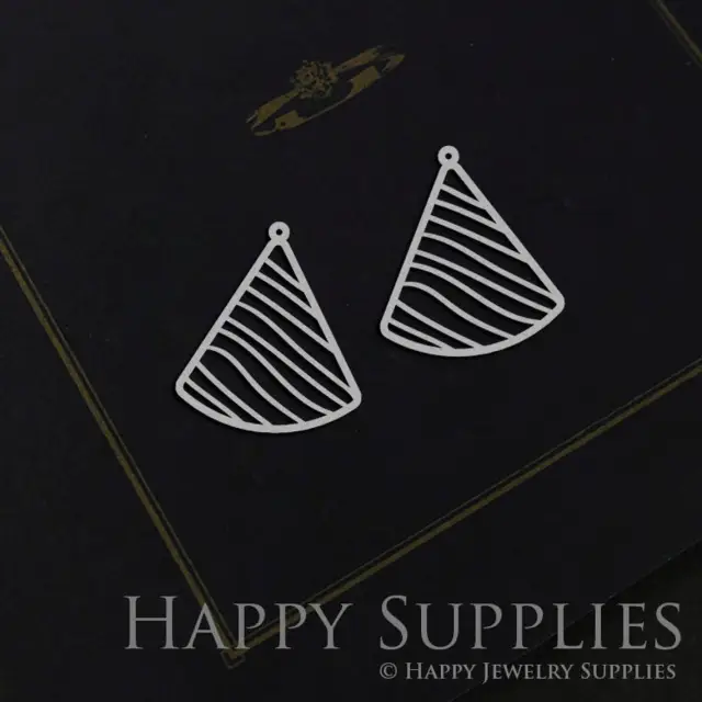 Stainless Steel Jewelry Charms, Teardrop Stainless Steel Earring Charms, Stainless Steel Silver Jewelry Pendants, Stainless Steel Silver Jewelry Findings, Stainless Steel Pendants Jewelry Wholesale (SSD800)