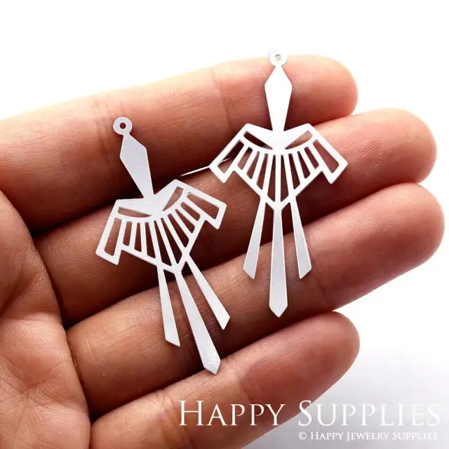 Stainless Steel Jewelry Charms, Arrow Stainless Steel Earring Charms, Stainless Steel Silver Jewelry Pendants, Stainless Steel Silver Jewelry Findings, Stainless Steel Pendants Jewelry Wholesale (SSD840)