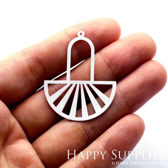 Stainless Steel Jewelry Charms, Geometry Stainless Steel Earring Charms, Stainless Steel Silver Jewelry Pendants, Stainless Steel Silver Jewelry Findings, Stainless Steel Pendants Jewelry Wholesale (SSD828)