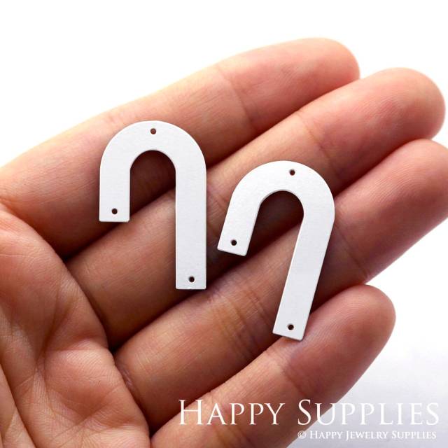 Stainless Steel Jewelry Charms, U Stainless Steel Earring Charms, Stainless Steel Silver Jewelry Pendants, Stainless Steel Silver Jewelry Findings, Stainless Steel Pendants Jewelry Wholesale (SSD791)