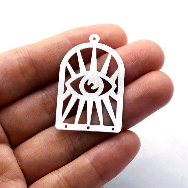 Stainless Steel Jewelry Charms, Geometry Stainless Steel Earring Charms, Stainless Steel Silver Jewelry Pendants, Stainless Steel Silver Jewelry Findings, Stainless Steel Pendants Jewelry Wholesale (SSD804)