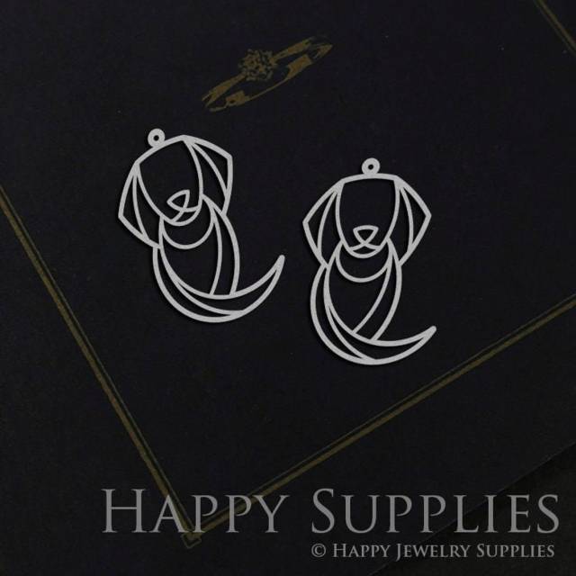 Stainless Steel Jewelry Charms, Dog Stainless Steel Earring Charms, Stainless Steel Silver Jewelry Pendants, Stainless Steel Silver Jewelry Findings, Stainless Steel Pendants Jewelry Wholesale (SSD966)