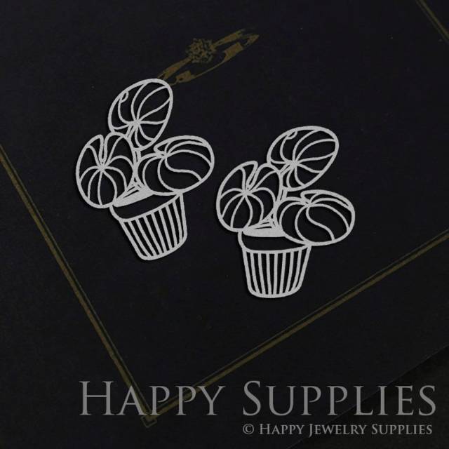 Stainless Steel Jewelry Charms, Leaves Stainless Steel Earring Charms, Stainless Steel Silver Jewelry Pendants, Stainless Steel Silver Jewelry Findings, Stainless Steel Pendants Jewelry Wholesale (SSD980)