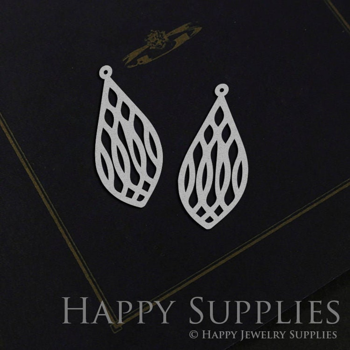 Stainless Steel Jewelry Charms, Teardrop Stainless Steel Earring Charms, Stainless Steel Silver Jewelry Pendants, Stainless Steel Silver Jewelry Findings, Stainless Steel Pendants Jewelry Wholesale (SSD918)