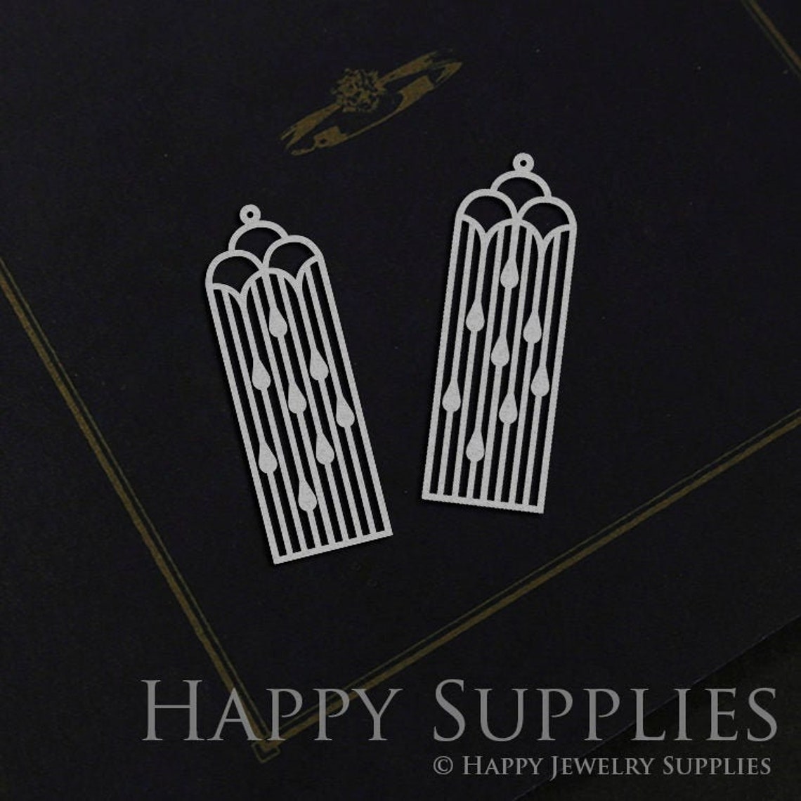 Stainless Steel Jewelry Charms, Semicircle Stainless Steel Earring Charms, Stainless Steel Silver Jewelry Pendants, Stainless Steel Silver Jewelry Findings, Stainless Steel Pendants Jewelry Wholesale (SSD1033)