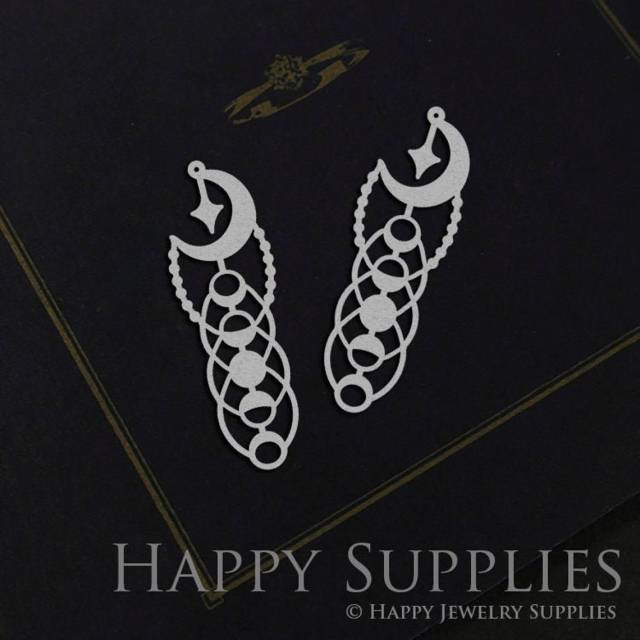 Stainless Steel Jewelry Charms, Geometric Stainless Steel Earring Charms, Stainless Steel Silver Jewelry Pendants, Stainless Steel Silver Jewelry Findings, Stainless Steel Pendants Jewelry Wholesale (SSD1022)