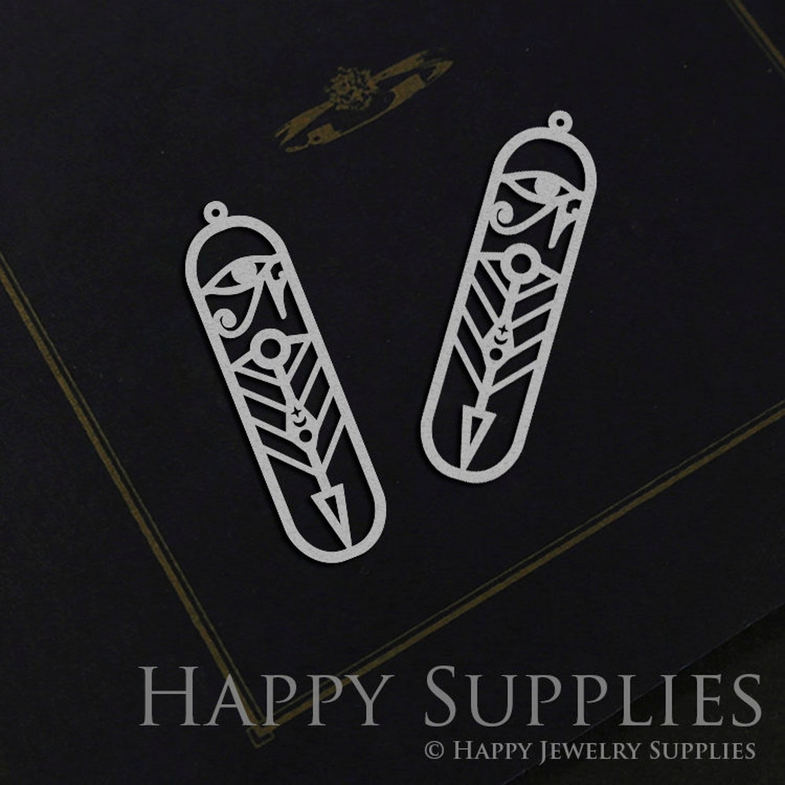 Stainless Steel Jewelry Charms, Eye Stainless Steel Earring Charms, Stainless Steel Silver Jewelry Pendants, Stainless Steel Silver Jewelry Findings, Stainless Steel Pendants Jewelry Wholesale (SSD1068)