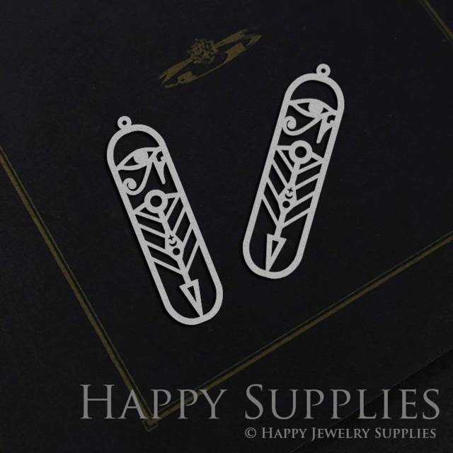Stainless Steel Jewelry Charms, Eye Stainless Steel Earring Charms, Stainless Steel Silver Jewelry Pendants, Stainless Steel Silver Jewelry Findings, Stainless Steel Pendants Jewelry Wholesale (SSD1068)