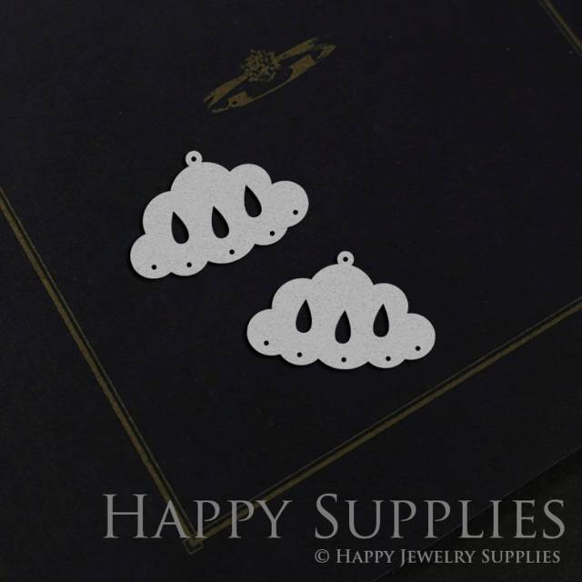 Stainless Steel Jewelry Charms, Cloud Stainless Steel Earring Charms, Stainless Steel Silver Jewelry Pendants, Stainless Steel Silver Jewelry Findings, Stainless Steel Pendants Jewelry Wholesale (SSD1083)