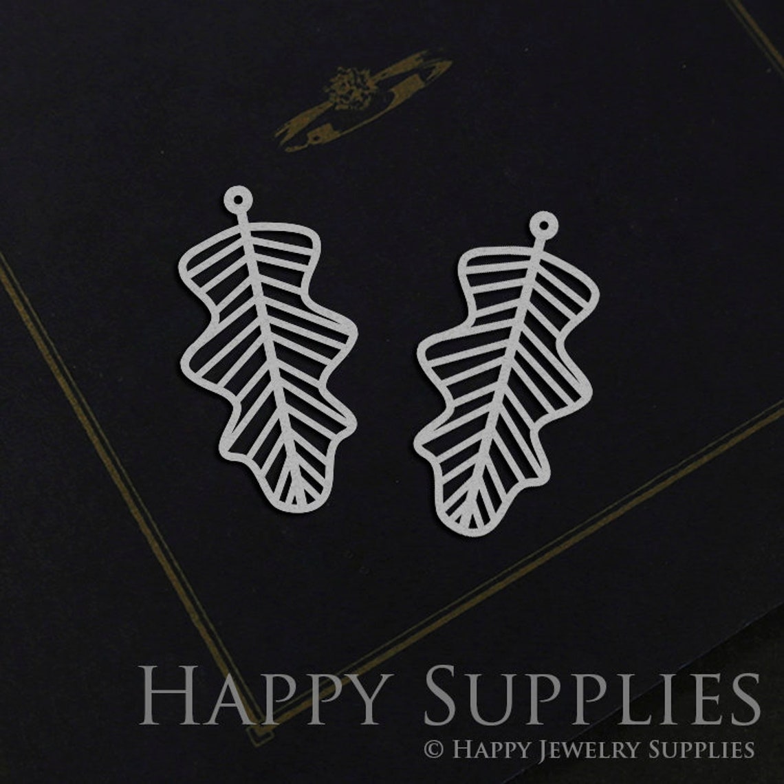 Stainless Steel Jewelry Charms, Leaves Stainless Steel Earring Charms, Stainless Steel Silver Jewelry Pendants, Stainless Steel Silver Jewelry Findings, Stainless Steel Pendants Jewelry Wholesale (SSD1055)