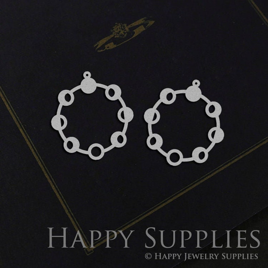 Stainless Steel Jewelry Charms, Moon phase Stainless Steel Earring Charms, Stainless Steel Silver Jewelry Pendants, Stainless Steel Silver Jewelry Findings, Stainless Steel Pendants Jewelry Wholesale (SSD1053)