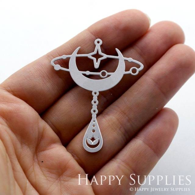 Stainless Steel Jewelry Charms, Geometric Stainless Steel Earring Charms, Stainless Steel Silver Jewelry Pendants, Stainless Steel Silver Jewelry Findings, Stainless Steel Pendants Jewelry Wholesale (SSD1127)