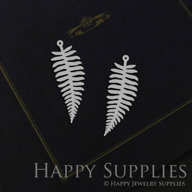 Stainless Steel Jewelry Charms, Leaf Stainless Steel Earring Charms, Stainless Steel Silver Jewelry Pendants, Stainless Steel Silver Jewelry Findings, Stainless Steel Pendants Jewelry Wholesale (SSD1082)