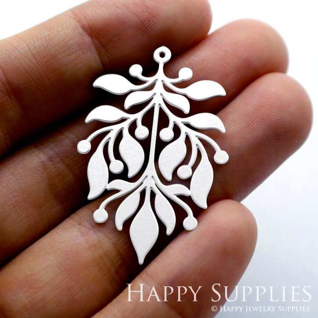 Stainless Steel Jewelry Charms, Flower Stainless Steel Earring Charms, Stainless Steel Silver Jewelry Pendants, Stainless Steel Silver Jewelry Findings, Stainless Steel Pendants Jewelry Wholesale (SSD1200)