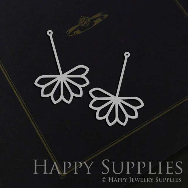 Stainless Steel Jewelry Charms, Flowers Stainless Steel Earring Charms, Stainless Steel Silver Jewelry Pendants, Stainless Steel Silver Jewelry Findings, Stainless Steel Pendants Jewelry Wholesale (SSD1163)