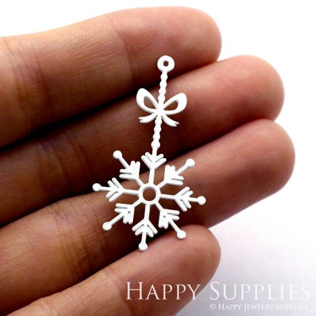 Stainless Steel Jewelry Charms, Geometry Snowflake Stainless Steel Earring Charms, Stainless Steel Silver Jewelry Pendants, Stainless Steel Silver Jewelry Findings, Stainless Steel Pendants Jewelry Wholesale (SSD1216)