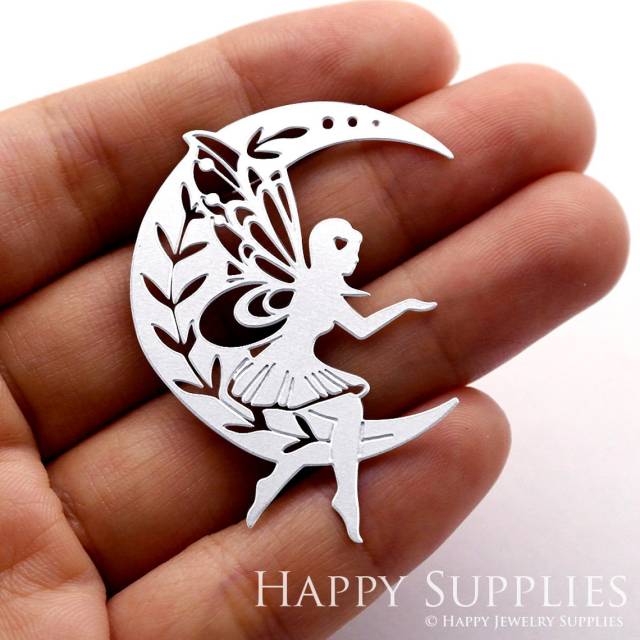 Stainless Steel Jewelry Charms, Angel Stainless Steel Earring Charms, Stainless Steel Silver Jewelry Pendants, Stainless Steel Silver Jewelry Findings, Stainless Steel Pendants Jewelry Wholesale (SSD1198)