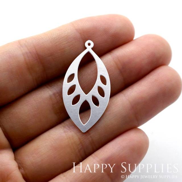Stainless Steel Jewelry Charms, Drop Stainless Steel Earring Charms, Stainless Steel Silver Jewelry Pendants, Stainless Steel Silver Jewelry Findings, Stainless Steel Pendants Jewelry Wholesale (SSD1190)