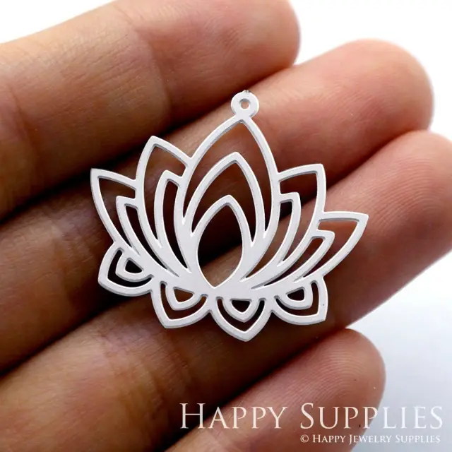 Stainless Steel Jewelry Charms, Flowers Stainless Steel Earring Charms, Stainless Steel Silver Jewelry Pendants, Stainless Steel Silver Jewelry Findings, Stainless Steel Pendants Jewelry Wholesale (SSD1260)