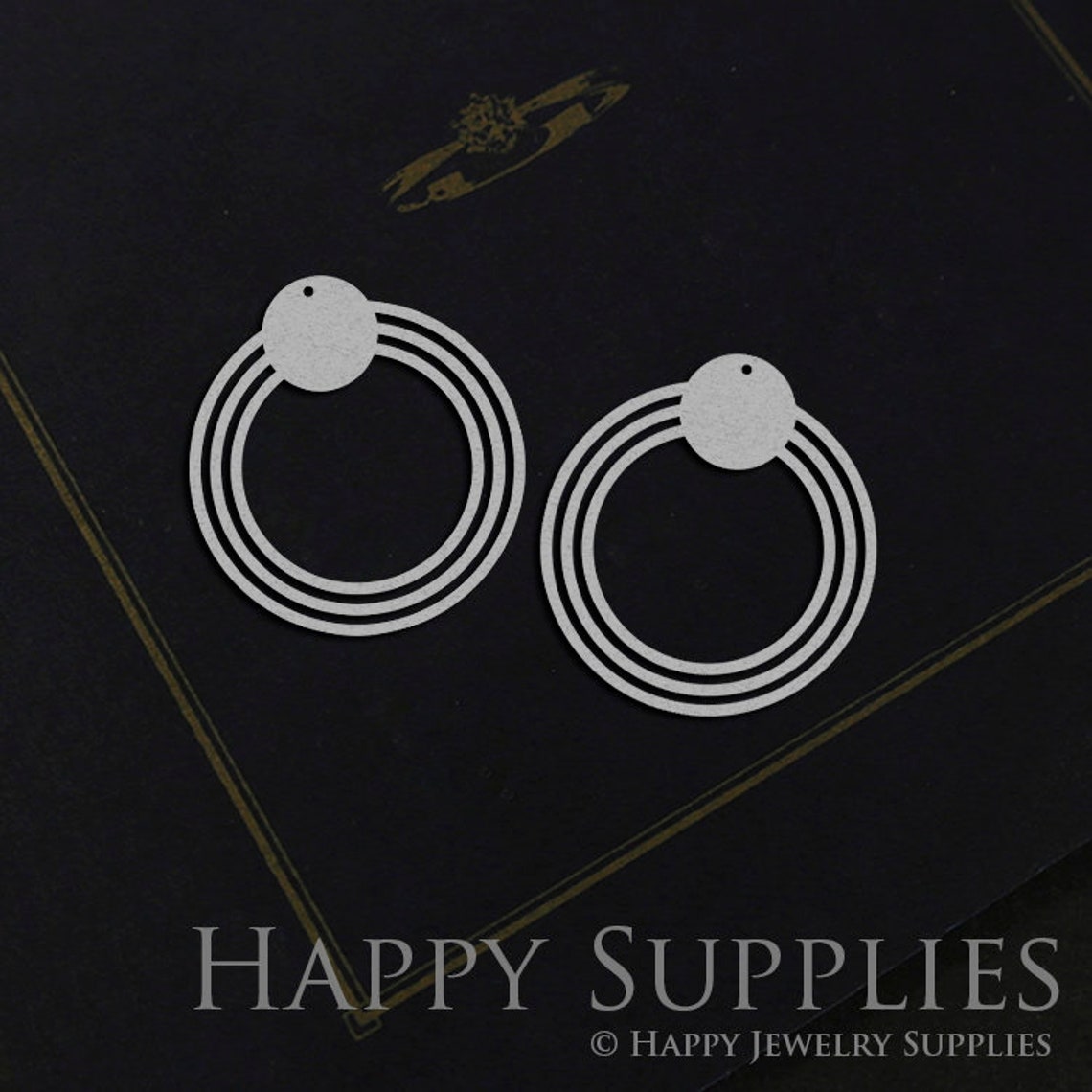 Stainless Steel Jewelry Charms, Circle Stainless Steel Earring Charms, Stainless Steel Silver Jewelry Pendants, Stainless Steel Silver Jewelry Findings, Stainless Steel Pendants Jewelry Wholesale (SSD1169)