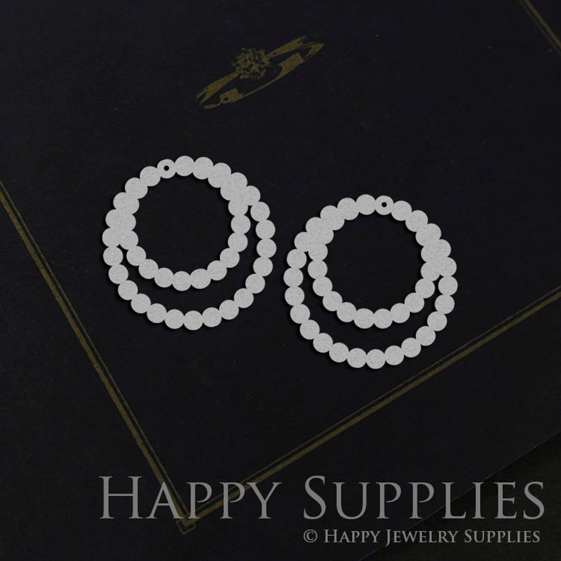 Stainless Steel Jewelry Charms, Circle Stainless Steel Earring Charms, Stainless Steel Silver Jewelry Pendants, Stainless Steel Silver Jewelry Findings, Stainless Steel Pendants Jewelry Wholesale (SSD1172)