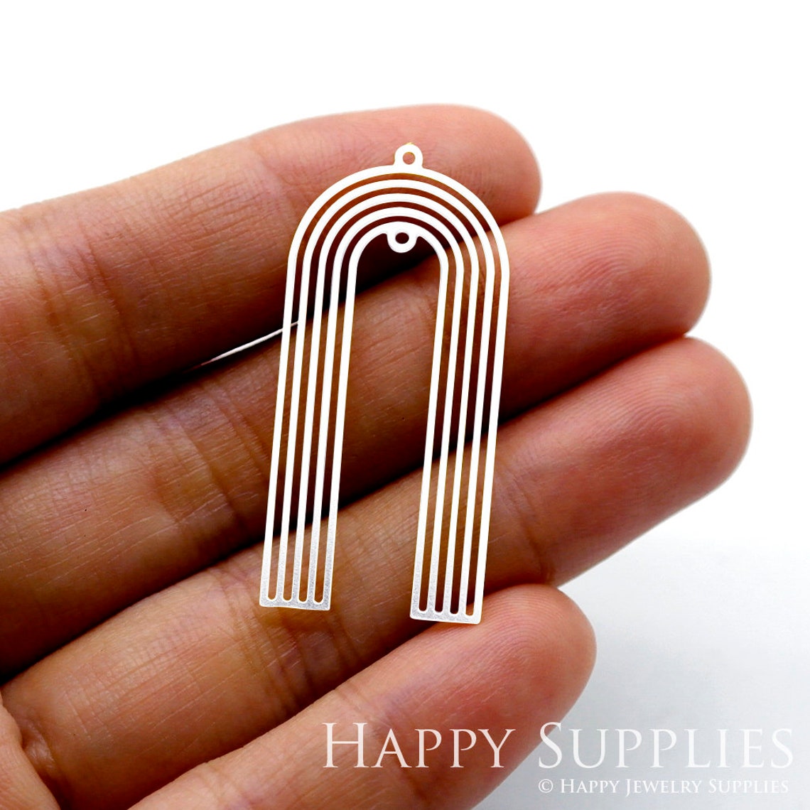 Stainless Steel Jewelry Charms, N Geometry Stainless Steel Earring Charms, Stainless Steel Silver Jewelry Pendants, Stainless Steel Silver Jewelry Findings, Stainless Steel Pendants Jewelry Wholesale (SSD1562)